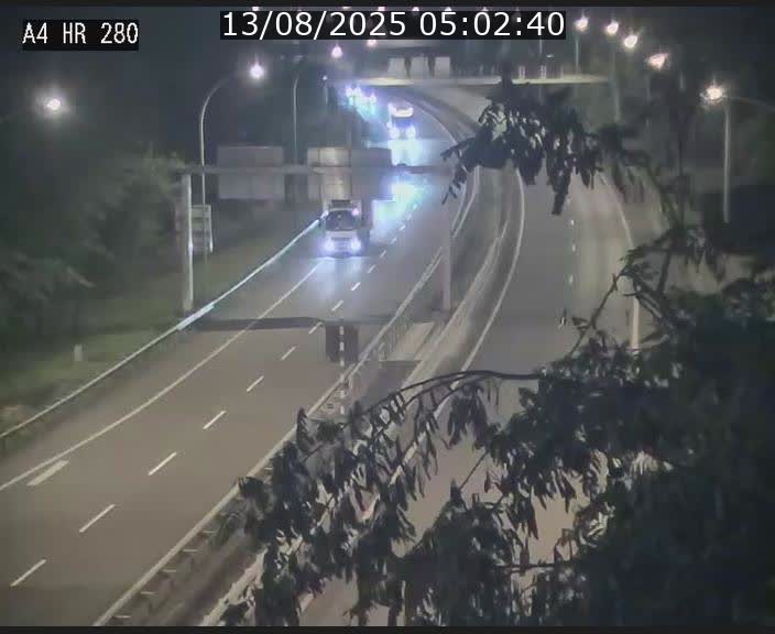 Webcam traffic A4 Luxembourg - BK 0.2 - P+R Bouillon (direction Luxembourg)