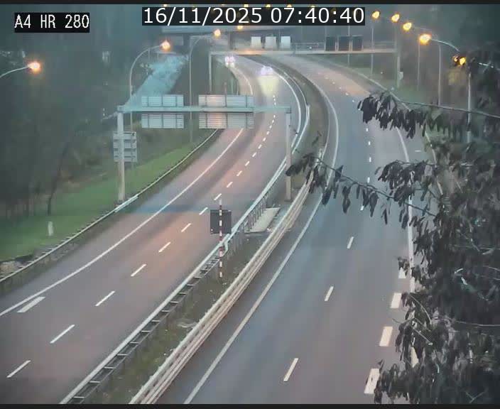 Webcam traffic A4 Luxembourg - BK 0.2 - P+R Bouillon (direction Luxembourg)