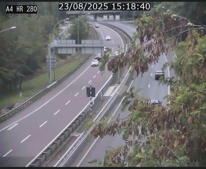 Webcam traffic A4 Luxembourg - BK 0.2 - P+R Bouillon (direction Luxembourg)