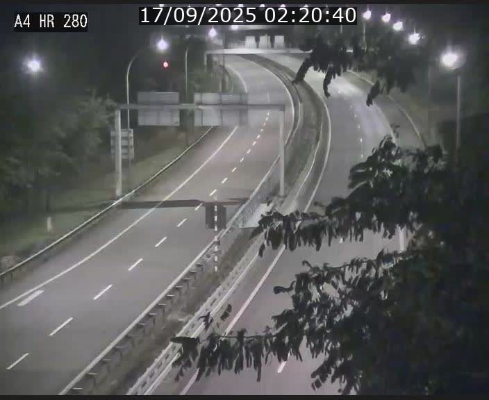 Webcam traffic A4 Luxembourg - BK 0.2 - P+R Bouillon (direction Luxembourg)