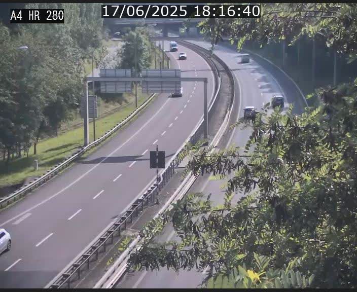 Webcam traffic A4 Luxembourg - BK 0.2 - P+R Bouillon (direction Luxembourg)