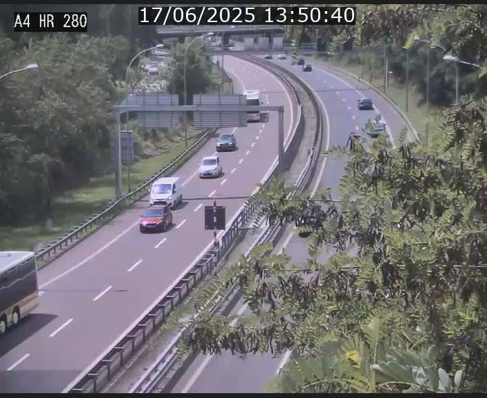 Webcam traffic A4 Luxembourg - BK 0.2 - P+R Bouillon (direction Luxembourg)