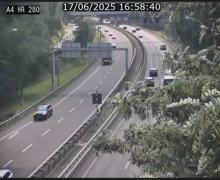 Webcam traffic A4 Luxembourg - BK 0.2 - P+R Bouillon (direction Luxembourg)