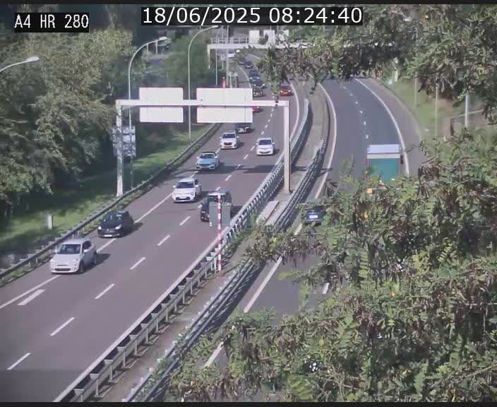 Webcam traffic A4 Luxembourg - BK 0.2 - P+R Bouillon (direction Luxembourg)