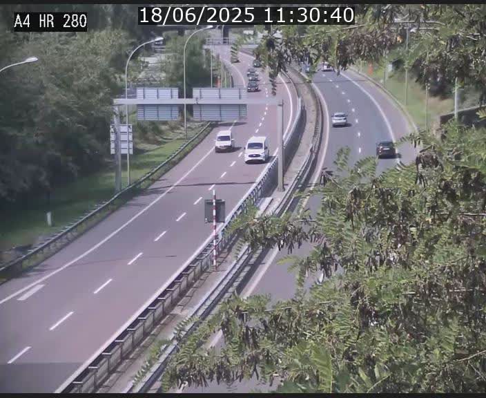 Webcam traffic A4 Luxembourg - BK 0.2 - P+R Bouillon (direction Luxembourg)