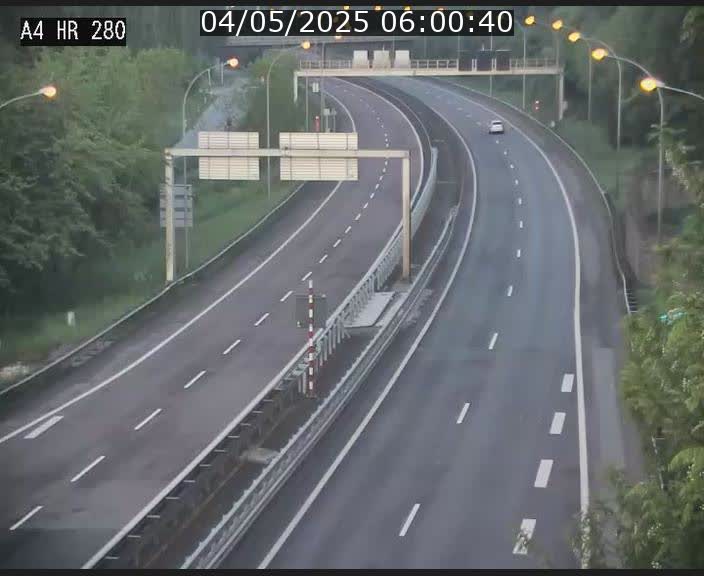 Webcam traffic A4 Luxembourg - BK 0.2 - P+R Bouillon (direction Luxembourg)