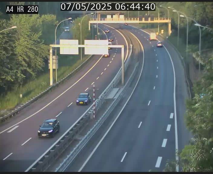 Webcam traffic A4 Luxembourg - BK 0.2 - P+R Bouillon (direction Luxembourg)