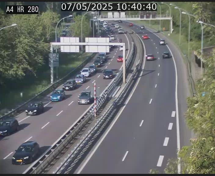 Webcam traffic A4 Luxembourg - BK 0.2 - P+R Bouillon (direction Luxembourg)