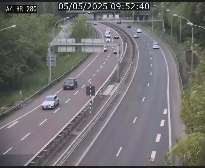 Webcam traffic A4 Luxembourg - BK 0.2 - P+R Bouillon (direction Luxembourg)