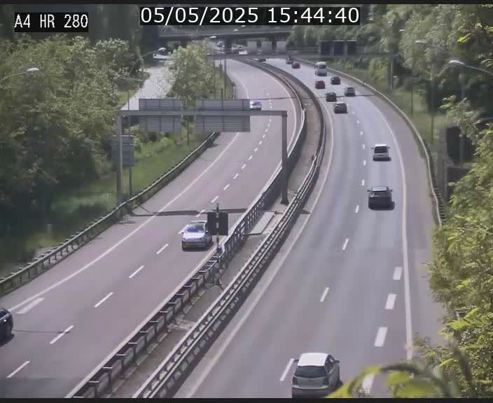 Webcam traffic A4 Luxembourg - BK 0.2 - P+R Bouillon (direction Luxembourg)