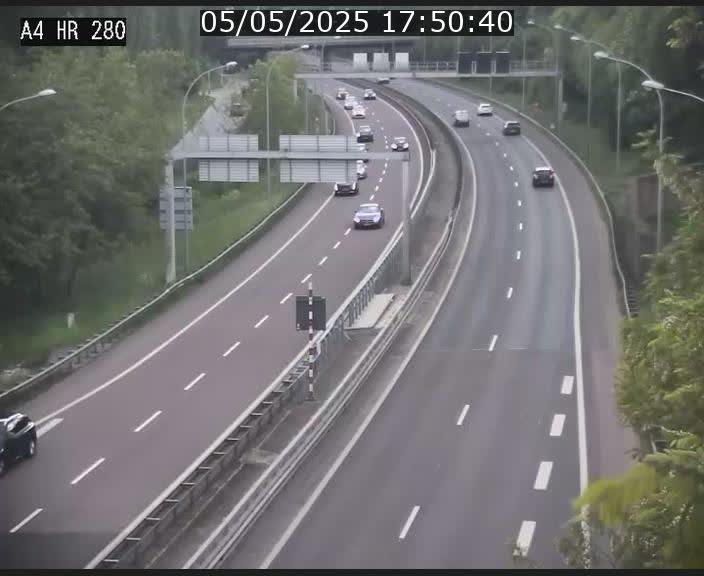 Webcam traffic A4 Luxembourg - BK 0.2 - P+R Bouillon (direction Luxembourg)