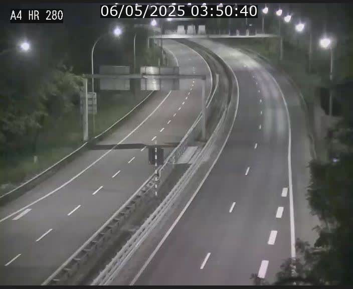 Webcam traffic A4 Luxembourg - BK 0.2 - P+R Bouillon (direction Luxembourg)