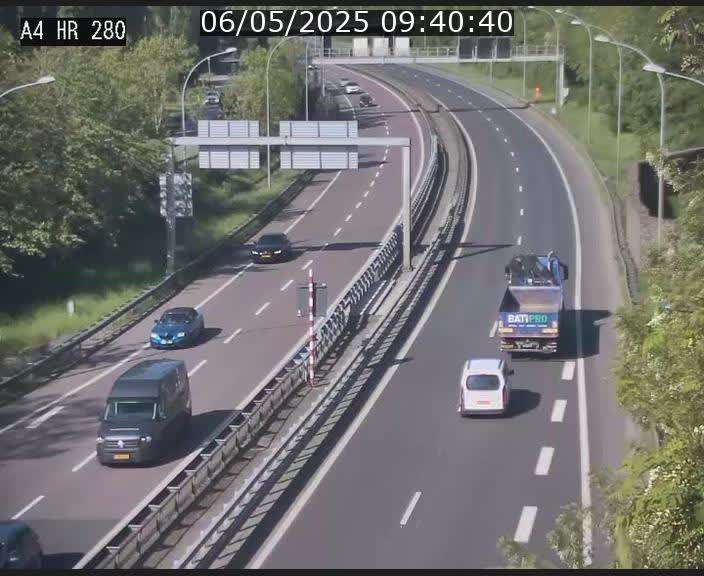 Webcam traffic A4 Luxembourg - BK 0.2 - P+R Bouillon (direction Luxembourg)
