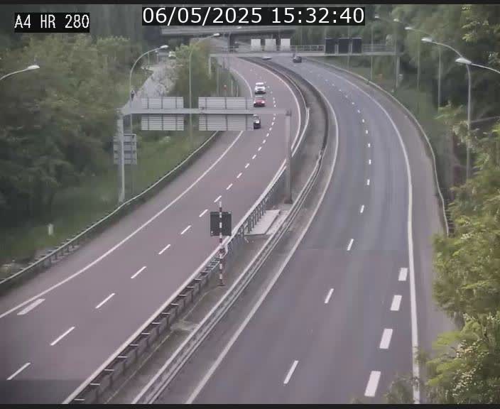 Webcam traffic A4 Luxembourg - BK 0.2 - P+R Bouillon (direction Luxembourg)