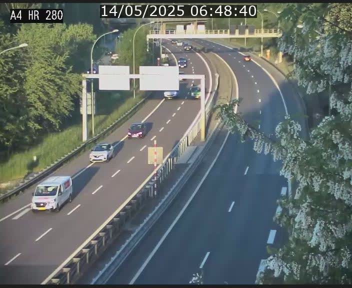 Webcam traffic A4 Luxembourg - BK 0.2 - P+R Bouillon (direction Luxembourg)