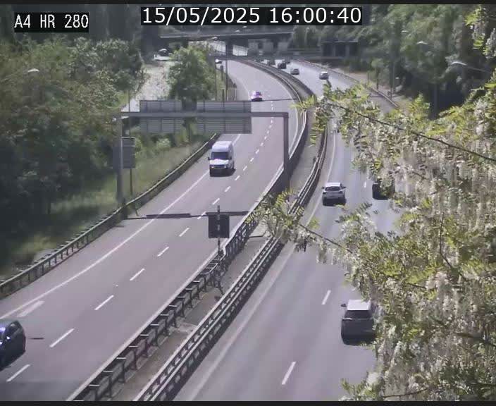 Webcam traffic A4 Luxembourg - BK 0.2 - P+R Bouillon (direction Luxembourg)