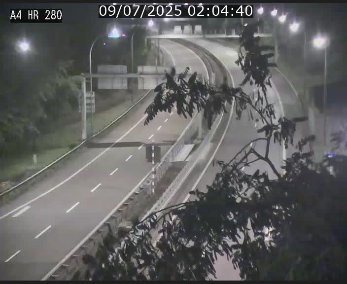 Webcam traffic A4 Luxembourg - BK 0.2 - P+R Bouillon (direction Luxembourg)