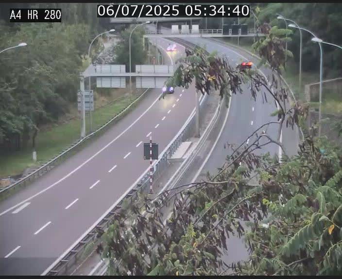Webcam traffic A4 Luxembourg - BK 0.2 - P+R Bouillon (direction Luxembourg)