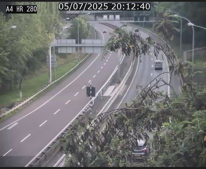 Webcam traffic A4 Luxembourg - BK 0.2 - P+R Bouillon (direction Luxembourg)