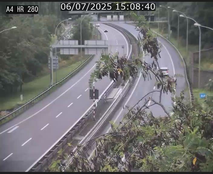 Webcam traffic A4 Luxembourg - BK 0.2 - P+R Bouillon (direction Luxembourg)