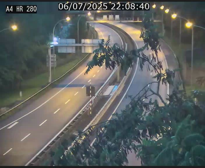 Webcam traffic A4 Luxembourg - BK 0.2 - P+R Bouillon (direction Luxembourg)