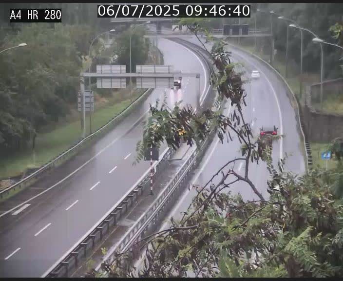 Webcam traffic A4 Luxembourg - BK 0.2 - P+R Bouillon (direction Luxembourg)