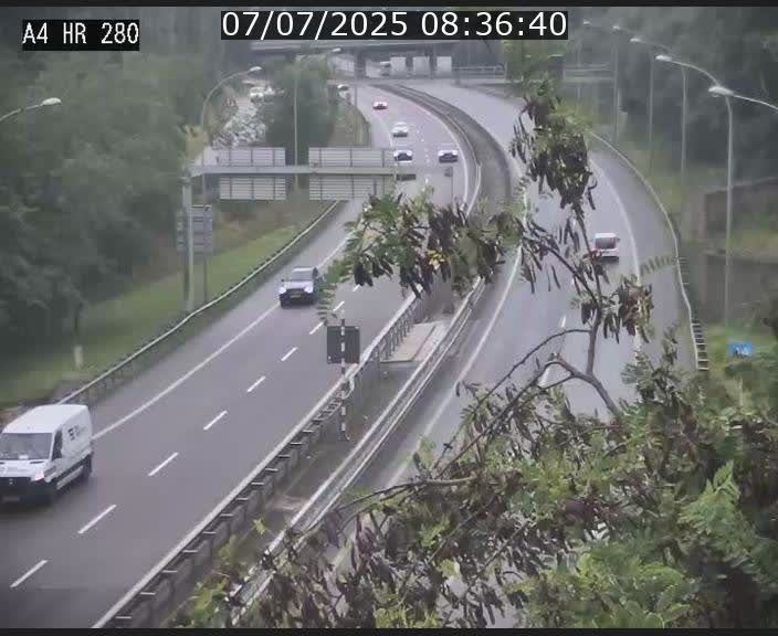 Webcam traffic A4 Luxembourg - BK 0.2 - P+R Bouillon (direction Luxembourg)