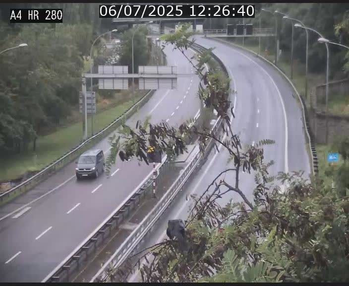 Webcam traffic A4 Luxembourg - BK 0.2 - P+R Bouillon (direction Luxembourg)