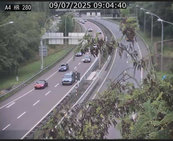 Webcam traffic A4 Luxembourg - BK 0.2 - P+R Bouillon (direction Luxembourg)