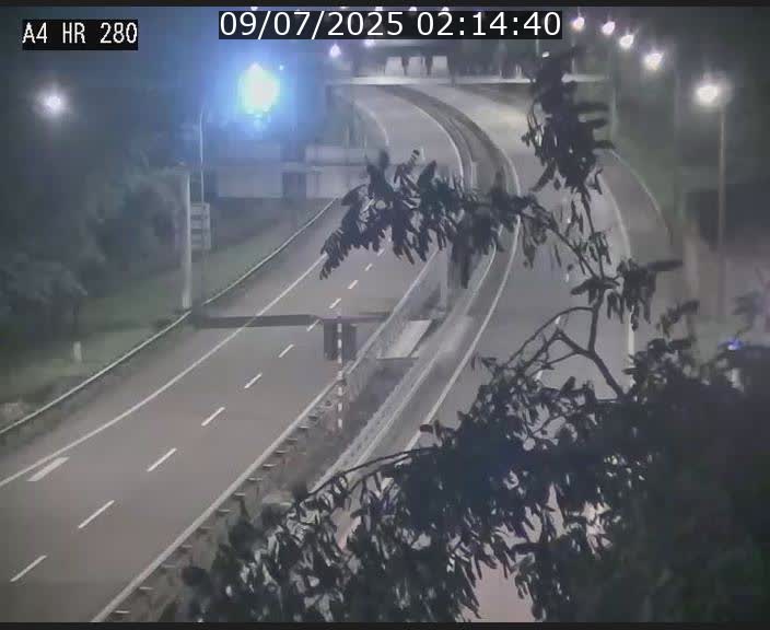 Webcam traffic A4 Luxembourg - BK 0.2 - P+R Bouillon (direction Luxembourg)