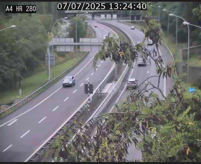 Webcam traffic A4 Luxembourg - BK 0.2 - P+R Bouillon (direction Luxembourg)
