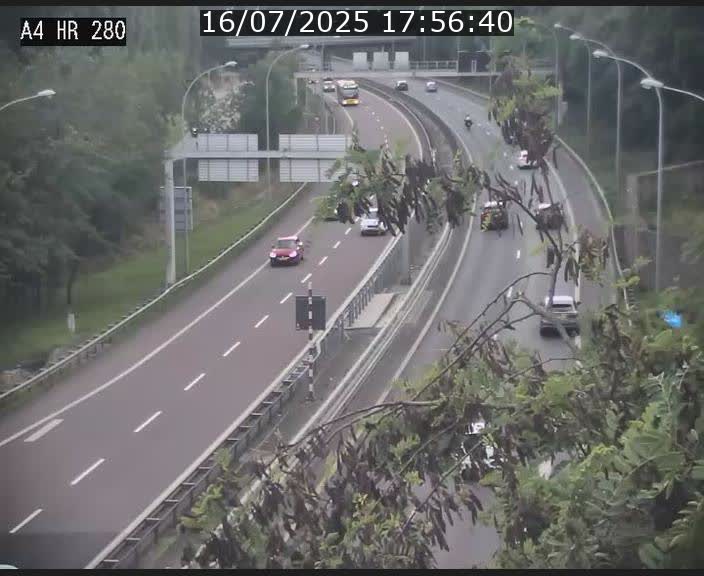 Webcam traffic A4 Luxembourg - BK 0.2 - P+R Bouillon (direction Luxembourg)