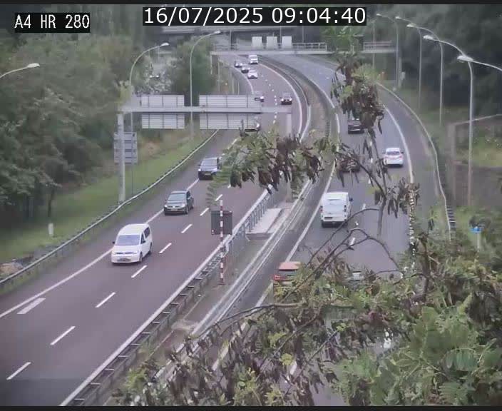 Webcam traffic A4 Luxembourg - BK 0.2 - P+R Bouillon (direction Luxembourg)