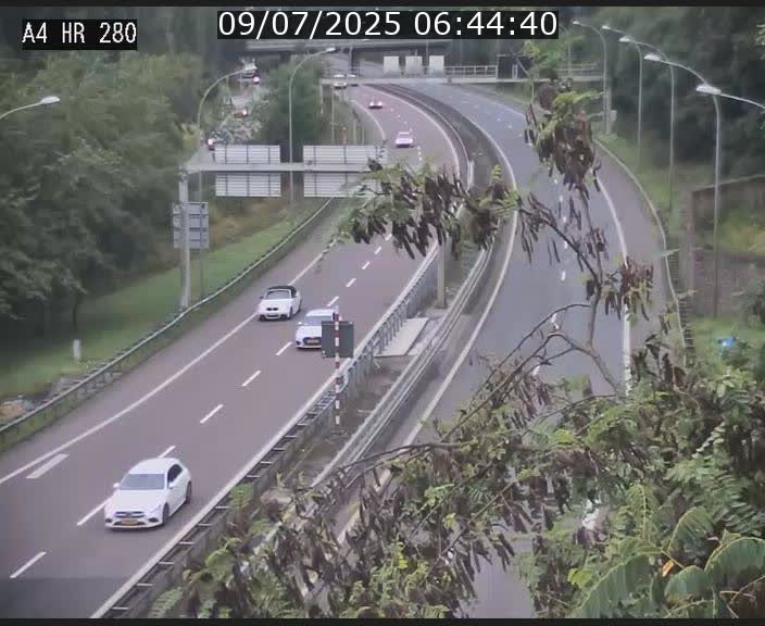 Webcam traffic A4 Luxembourg - BK 0.2 - P+R Bouillon (direction Luxembourg)