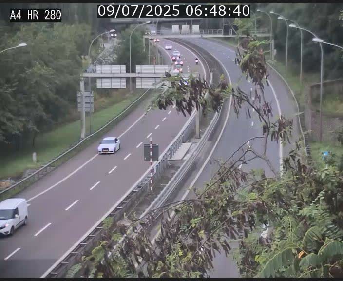 Webcam traffic A4 Luxembourg - BK 0.2 - P+R Bouillon (direction Luxembourg)