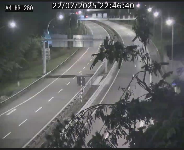 Webcam traffic A4 Luxembourg - BK 0.2 - P+R Bouillon (direction Luxembourg)