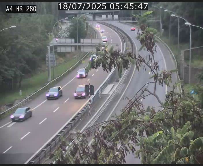 Webcam traffic A4 Luxembourg - BK 0.2 - P+R Bouillon (direction Luxembourg)
