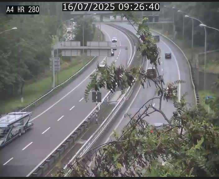 Webcam traffic A4 Luxembourg - BK 0.2 - P+R Bouillon (direction Luxembourg)
