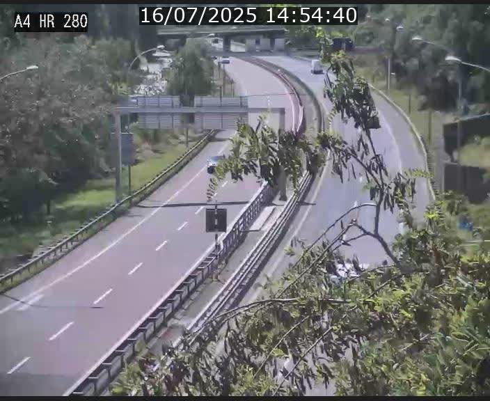 Webcam traffic A4 Luxembourg - BK 0.2 - P+R Bouillon (direction Luxembourg)