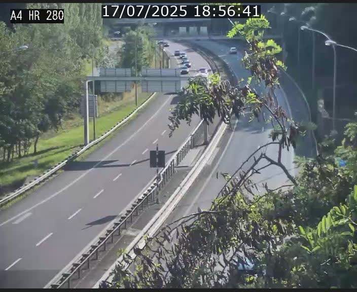 Webcam traffic A4 Luxembourg - BK 0.2 - P+R Bouillon (direction Luxembourg)