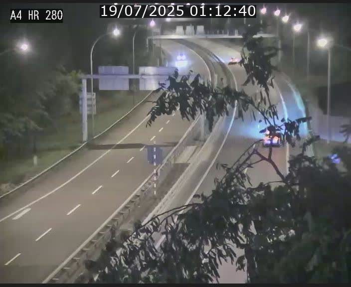 Webcam traffic A4 Luxembourg - BK 0.2 - P+R Bouillon (direction Luxembourg)