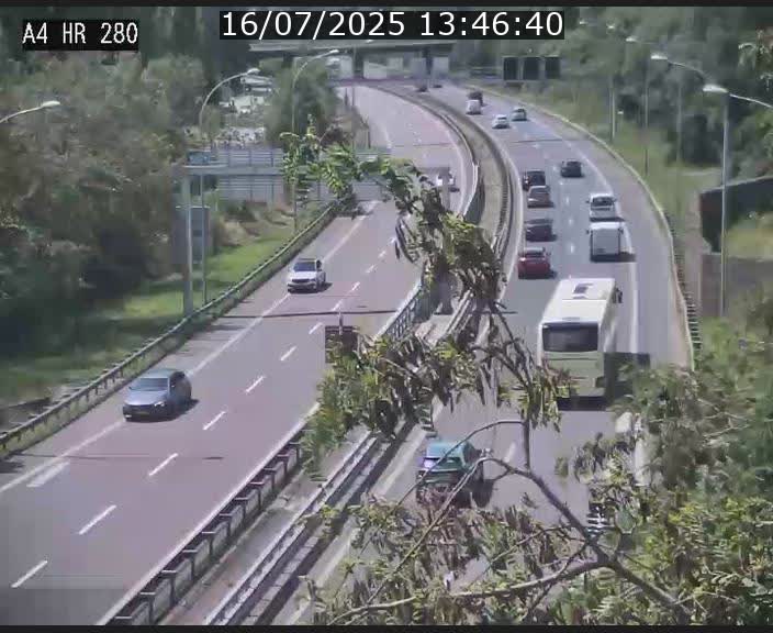Webcam traffic A4 Luxembourg - BK 0.2 - P+R Bouillon (direction Luxembourg)