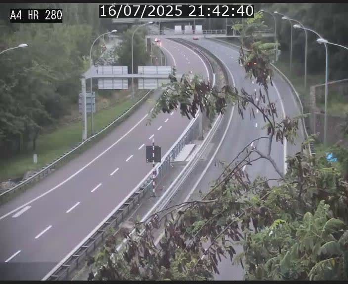 Webcam traffic A4 Luxembourg - BK 0.2 - P+R Bouillon (direction Luxembourg)