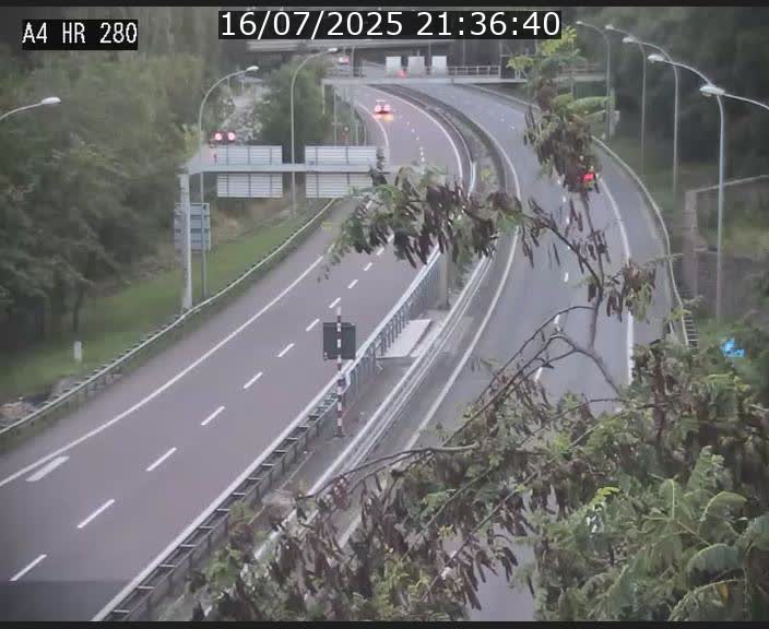 Webcam traffic A4 Luxembourg - BK 0.2 - P+R Bouillon (direction Luxembourg)