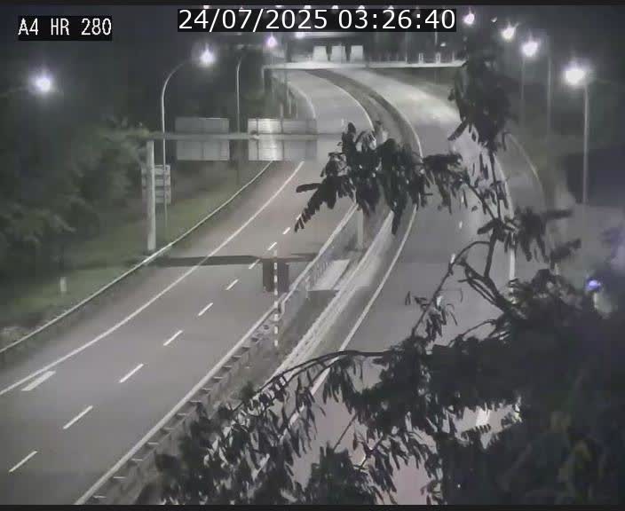 Webcam traffic A4 Luxembourg - BK 0.2 - P+R Bouillon (direction Luxembourg)