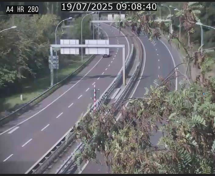 Webcam traffic A4 Luxembourg - BK 0.2 - P+R Bouillon (direction Luxembourg)