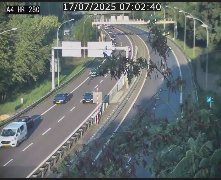 Webcam traffic A4 Luxembourg - BK 0.2 - P+R Bouillon (direction Luxembourg)