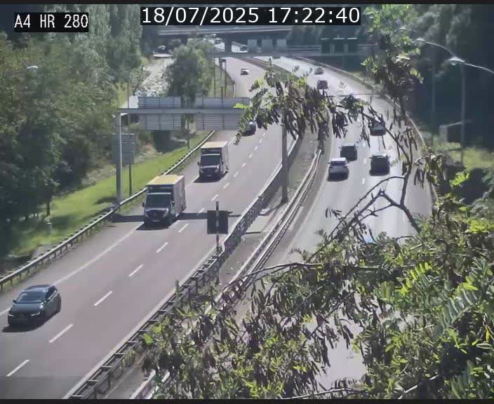 Webcam traffic A4 Luxembourg - BK 0.2 - P+R Bouillon (direction Luxembourg)