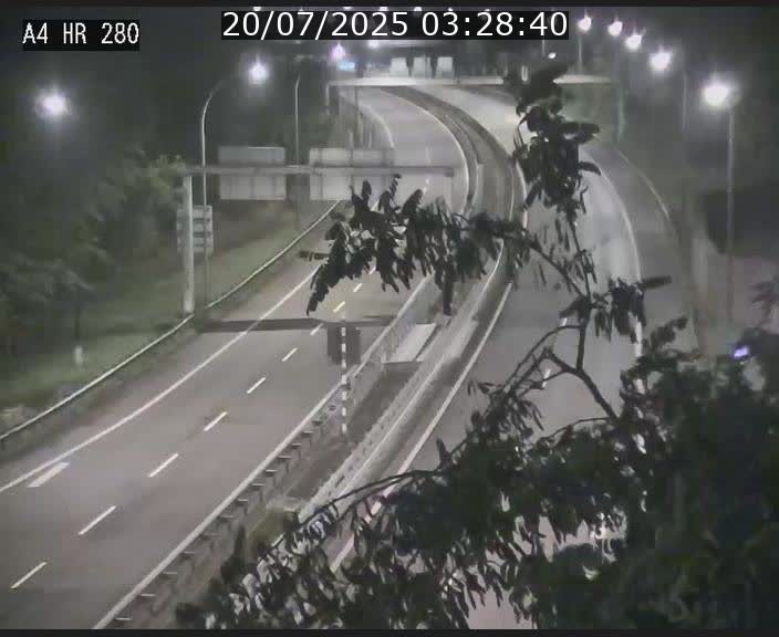 Webcam traffic A4 Luxembourg - BK 0.2 - P+R Bouillon (direction Luxembourg)