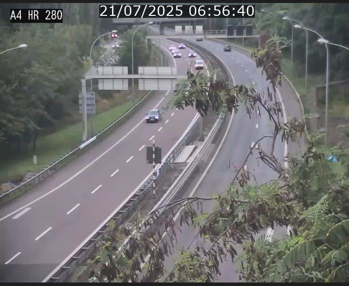 Webcam traffic A4 Luxembourg - BK 0.2 - P+R Bouillon (direction Luxembourg)
